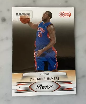 2009-10 Panini Prestige - Bonus Shots Orange #234 DaJuan Summers /300 (RC) - Image 1 of 2