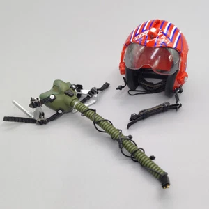 DID MA80182 1/6 Scale US Navy Fighter F-14 Pilot Tom Nick Figure Red Helmet - Picture 1 of 1