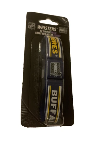 Buffalo Sabres(NHL WRISTERS)Hockey Fights Cancer Bracelet Wrist Band LG Cover