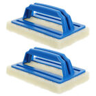  2 Pcs Nylon Plastic Grout Sponge Tub Tile Scrubber Brush Scouring Pad