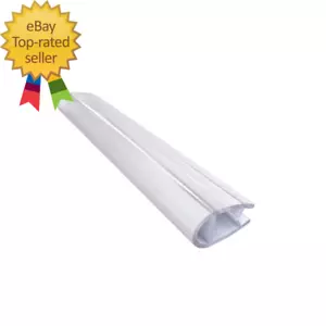 76 In. L Clear Bumper Seal for 3/8 In. Glass Shower Door - Picture 1 of 2