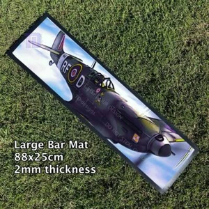 Super marine Spitfire plane airplane Bar Mat Runner - Picture 1 of 9