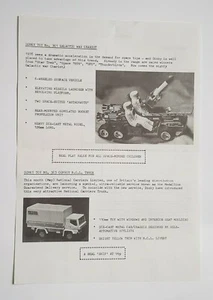 Dinky Juguetes,Galáctica Carroza & Transmitir Camión,Orden Forma - Mint sin Usar - Imagen 1 de 7