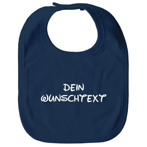 SPECIALME Baby Lätzchen groß Dein Wunschtext in 2 Zeilen Personalisierbar eigene Worte