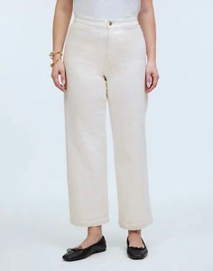 Madewell The Emmett Wide-Leg Crop Jean: Welt Pocket Edition Size 33 - Picture 1 of 8