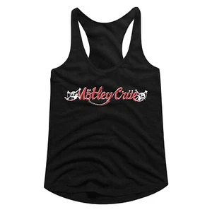 Motley Crue Big Letter Band Name Logo Damen Tank Top T-Shirt Heavy Metal  - Bild 1 von 5