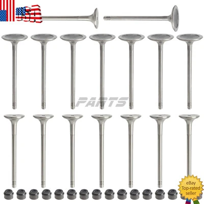 16x Válvulas de admisión y escape Φ6 mm para VW GLI Tiguan Passat AUDI A3 A4 A5 2.0 TFSI Foto 1 de 4
