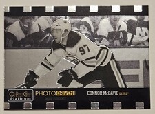 2020-21 Connor McDavid #PD-1 O-Pee-Chee Platinum PHOTO DRIVEN Insert Card NM+