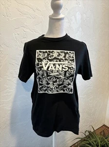 Boys/girls Vans Black T-shirt Classic Fit M/ 10-12  - Picture 1 of 5