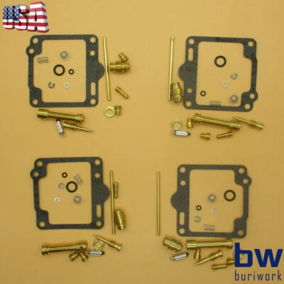 4set Carburetor Repair Rebuild Kit For Yamaha XS1100 XS1100F XS1100S 1978 1979 Foto 1 de 4