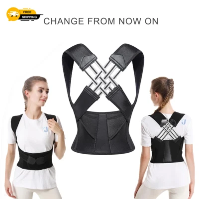 Back Posture Corrector Brace for Women Breathable Back Posture Correction Back - Image 1 of 4