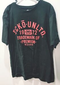 VGC Ecko Unltd 1972 Trademark  Premium Black T-Shirt - Size 2XL