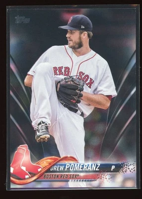 Topps Drew Pomeranz #483 2018 negro #/67 Boston Red Sox Foto 1 de 2