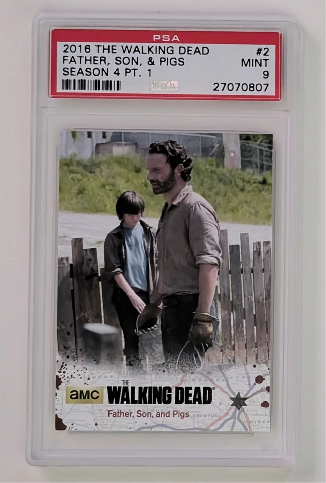 2016 THE WALKING DEAD FATHER, SON & PIGS SEASON 4 PART 1 PSA 9 #2 SKU 27070807 - Image 1 of 2