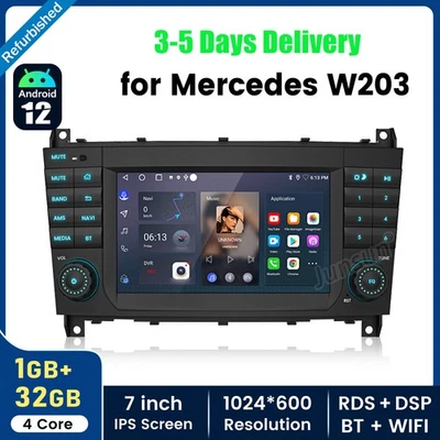 For Mercedes Benz CLK280 CLK500 C230 C240 C320 Car Stereo Radio Android GPS Navi Foto 1 de 4