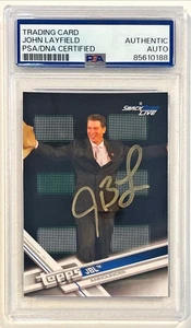 2017 Topps Smackdown WWE WWE JBL John Layfield Signed Auto Card #46 PSA DNA - Picture 1 of 1