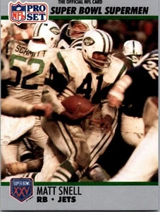 1990 MATT SNELL ProSet Super Bowl XXV anniv. used Free Ship - Picture 1 of 2