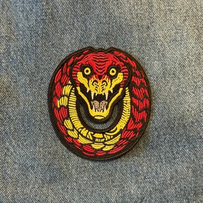 3.5 Inch Patch Iron, Snake, Embroidery - Image 1 of 3