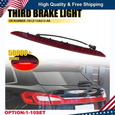 For Lincoln MKX 2016-18 FA1Z-13A613-AB Red High Third Mount Light 3rd Brake LED - Image 1 of 4