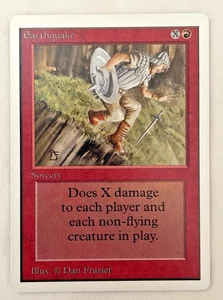 1x Unlimited Earthquake MTG Magic the Gathering LP - Picture 1 of 6