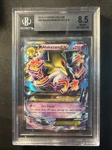 2016 Pokemon XY Fates Collide 26 /124 M Alakazam EX Beckett BGS 8.5 NM-MT+ Holo - Picture 1 of 14