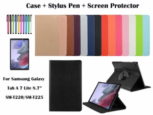  Funda inteligente giratoria de cuero PU para Samsung Galaxy Tab A 7 Lite 8,7" T220  - Imagen 1 de 10