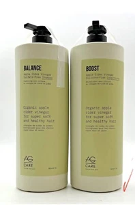 AG Care Balance Apple Cider Shampoo & Boost Conditioner 50.07 oz Duo - Picture 1 of 1