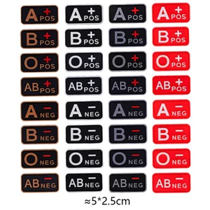 MORTHOME M Blood Type ABO Tactical Morale Patch Military Combat Armband - Picture 1 of 71