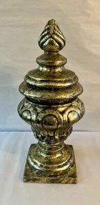 Vintage Large Decorative Finial Table Decor Statue Antique Gold Finish 16” Tall - Picture 1 of 6