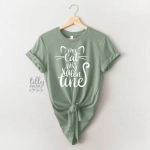 My Cat Is My Valentine T-Shirt, Valentine's Day T-Shirt, Cat Lover T-Shirt - Bild 1 von 5