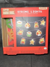 Nintendo Super Mario Bros STRING LIGHTS Battery Operated NES Paladone 2023 NEW