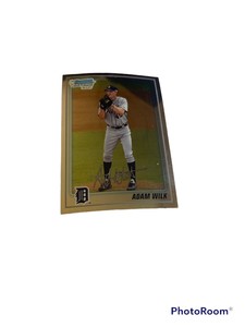 Adam Wilk 2010 Bowman Chrome Rc Detroit Tigers.