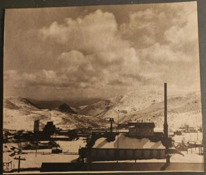 View of Virginia City down Six Mile Canyon C & C Shaft Hoisting Works - Picture 1 of 4