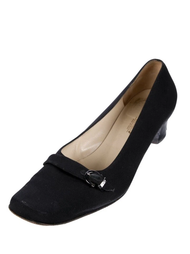 Zapatos de salón Ferragamo auténticos Salvatore Ferragamo Minuetto negros talla 10,5 Foto 1 de 4