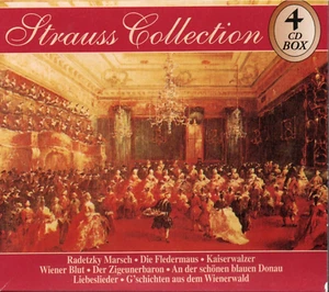 4 CD-Box Strauss Collection - Mit Melodien von Johann, Oskar & Richard Strauss - Bild 1 von 2