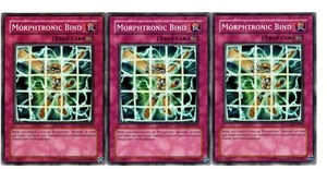 Yugioh- 3X Morphtronic Bind - Common - Unlimited - RGBT-EN072 - Near Mint - Picture 1 of 1