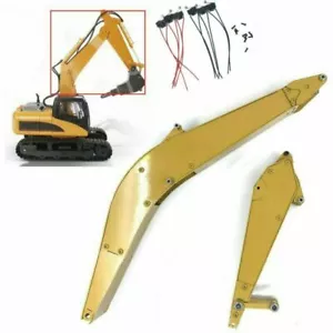 Set braccio grande + braccio piccolo in metallo parte di aggiornamento per escavatore RC Huina 15CH modello auto - Foto 1 di 10