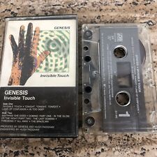 GENESIS INVISIBLE TOUCH CASSETTE 1986 PHIL COLLINS LAND of CONFUSION 