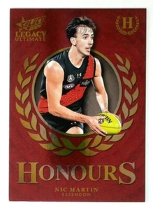 Select AFL Legacy Ultimate Honours 2024 Nic Martin Essendon 236/255 - Imagen 1 de 3