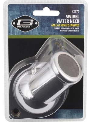 Mr Gasket Water Neck 30 Degree 1-1/2 in ID Hose Swivel O-Ring Hardware I (2670) - Image 1 of 4