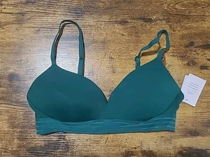 NWT Auden Size 34B Green Push-up Wire Free Bra #1 - Picture 1 of 13