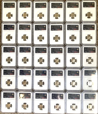 [30 YEAR SET] 1970-S through 1999-S Roosevelt Dime PF69DCAM 30 Lot 10C - Image 1 of 4