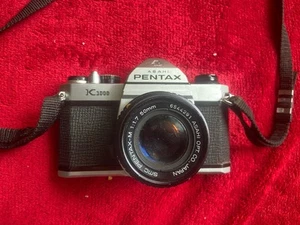 Asahi Pentax K1000 Film Camera Pentax-M 50mm F/1.7 Lens Vintage Rare - Picture 1 of 14