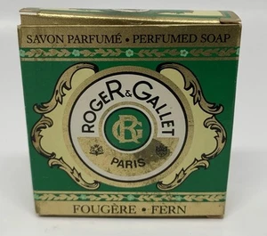 New ROGER & GALLET VTG PERFUMED SOAP 25GR Fern Unused - Picture 1 of 9