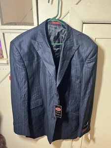 Blazer Vitaliano Super 150 para hombre talla 46R azul 4 botones nuevo con etiquetas - Imagen 1 de 7