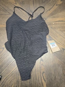 Women's Nike Black Swimsuit Brand New With Tags - Picture 1 of 4