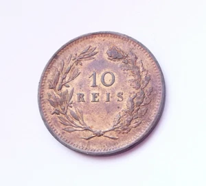 PORTUGAL 10 reis 1891 - Foto 1 di 2