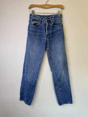 Jeans de mezclilla vintage años 90 CALVIN KLEIN lavado medio pierna recta mamá mujer 27 Foto 1 de 4