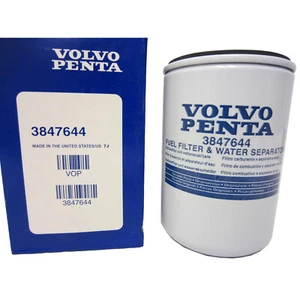 GENUINE Volvo Penta New OEM Fuel Filter and Water Separator, 3847644 - Picture 1 of 5