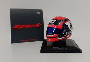 Modelo Casco Escala 1:5 Auto F1 Alpha Tauri Honda Y. Tsunoda 2021 Spark Static - Imagen 1 de 7